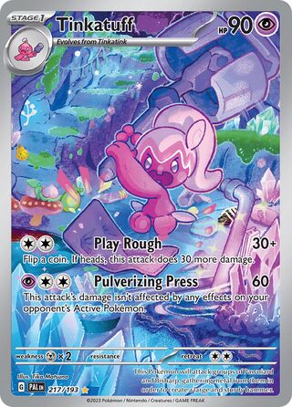 Tinkatuff 217/279 from Paldea Evolved