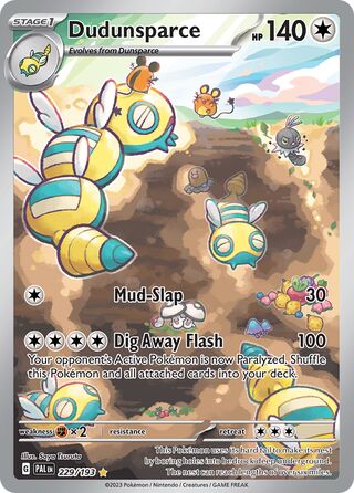 Dudunsparce 229/279 from Paldea Evolved
