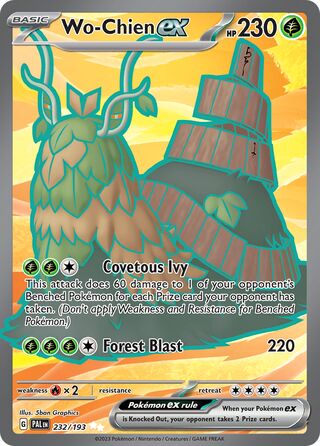 Wo-Chien ex 232/279 from Paldea Evolved