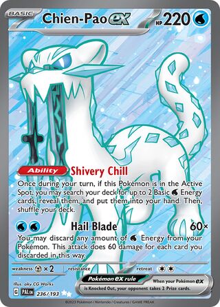 Chien-Pao ex 236/279 from Paldea Evolved