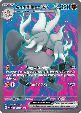 Annihilape ex 242/279 from Paldea Evolved
