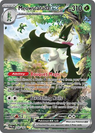 Meowscarada ex 256/279 from Paldea Evolved