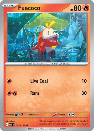 Fuecoco 23/266 from Paradox Rift
