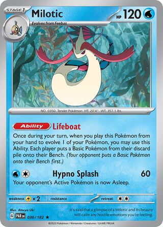 Milotic 36/266 from Paradox Rift