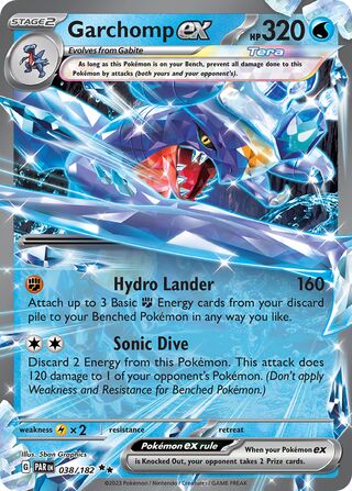Garchomp ex 38/266 from Paradox Rift