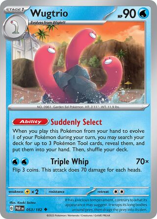 Wugtrio 53/266 from Paradox Rift