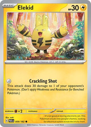 Elekid 59/266 from Paradox Rift