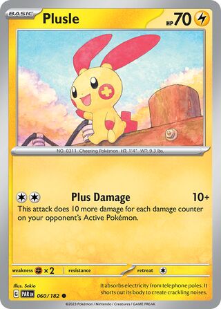 Plusle 60/266 from Paradox Rift