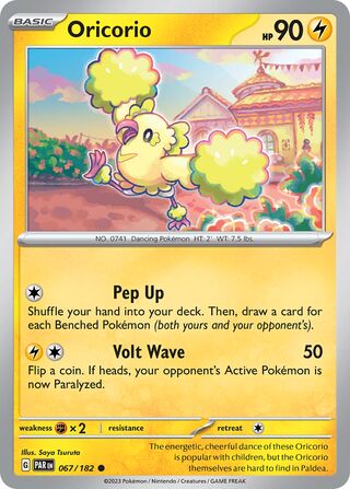 Oricorio 67/266 from Paradox Rift
