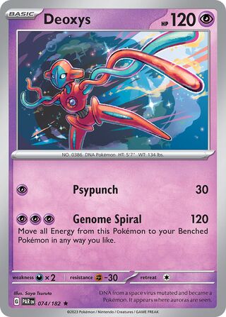 Deoxys 74/266 from Paradox Rift