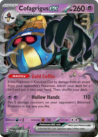 Cofagrigus ex 76/266 from Paradox Rift