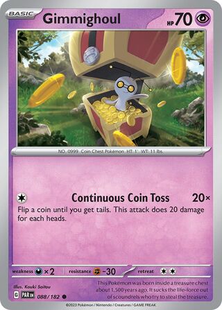 Gimmighoul 88/266 from Paradox Rift