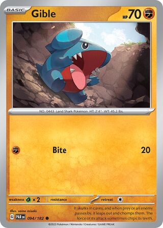 Gible 94/266 from Paradox Rift