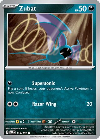 Zubat 110/266 from Paradox Rift