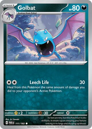 Golbat 111/266 from Paradox Rift