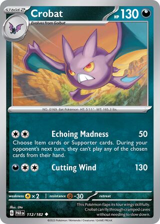 Crobat 112/266 from Paradox Rift