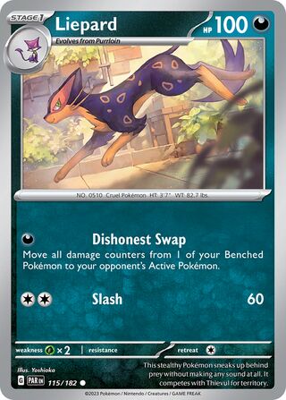 Liepard 115/266 from Paradox Rift