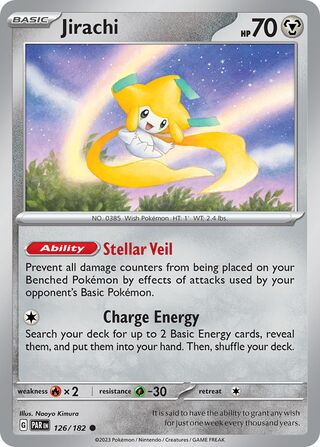 Jirachi 126/266 from Paradox Rift