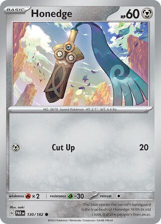 Honedge 130/266 from Paradox Rift