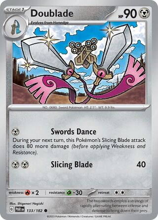 Doublade 133/266 from Paradox Rift