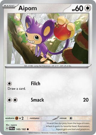 Aipom 145/266 from Paradox Rift