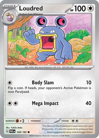 Loudred 149/266 from Paradox Rift