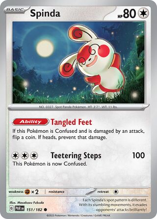 Spinda 151/266 from Paradox Rift