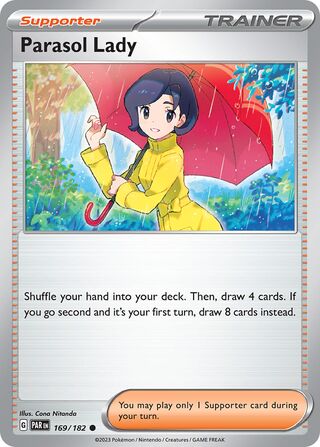 Parasol Lady 169/266 from Paradox Rift