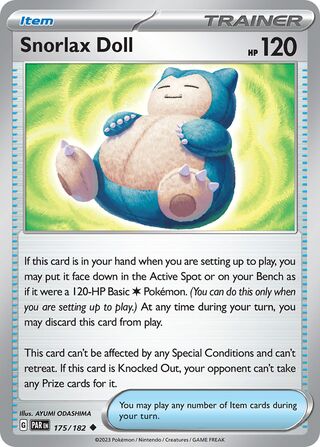 Snorlax Doll 175/266 from Paradox Rift