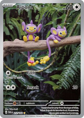 Aipom 211/266 from Paradox Rift