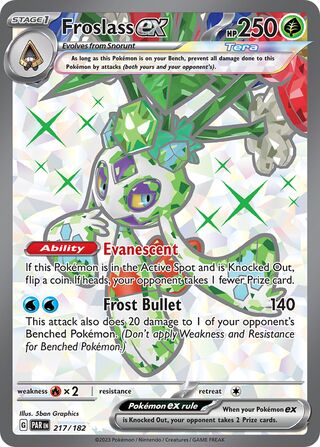 Froslass ex 217/266 from Paradox Rift