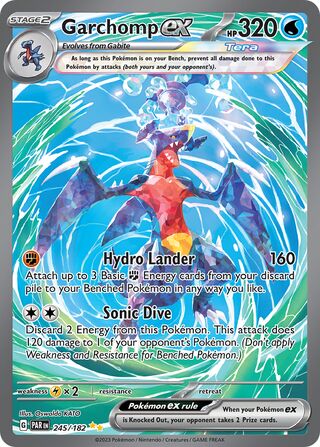 Garchomp ex 245/266 from Paradox Rift