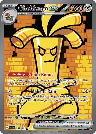 Gholdengo ex 252/266 from Paradox Rift