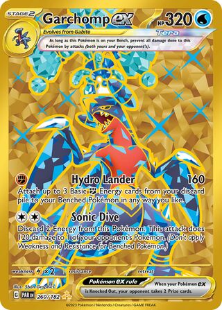 Garchomp ex 260/266 from Paradox Rift