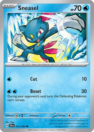 Sneasel 13/99 from Shrouded Fable