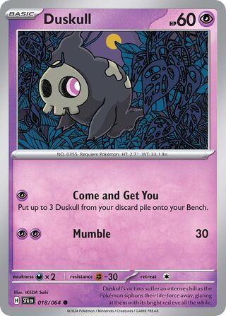 Duskull 18/99 from Shrouded Fable