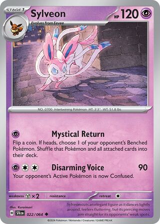 Sylveon 22/99 from Shrouded Fable