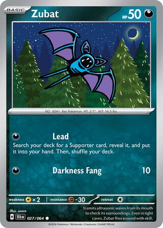 Zubat 27/99 from Shrouded Fable