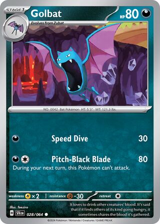 Golbat 28/99 from Shrouded Fable