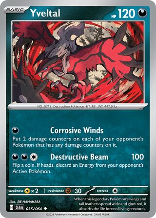Yveltal 35/99 from Shrouded Fable