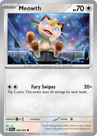 Meowth 48/99 from Shrouded Fable