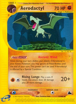 Aerodactyl 1/182 from Skyridge