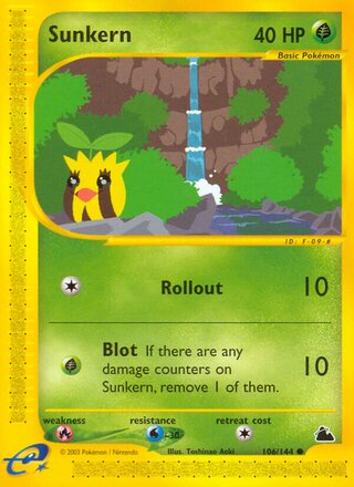 Sunkern 106/182 from Skyridge