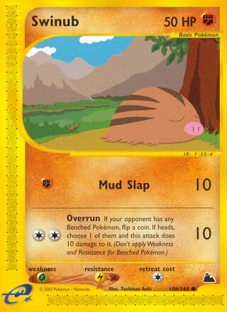 Swinub 108/182 from Skyridge