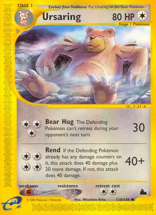 Ursaring 110/182 from Skyridge
