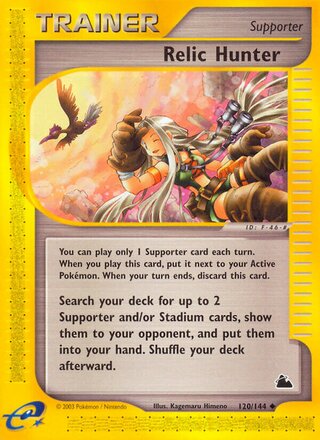 Relic Hunter 120/182 from Skyridge