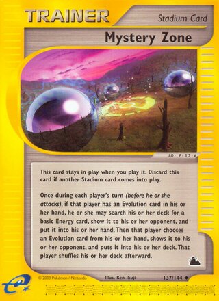 Mystery Zone 137/182 from Skyridge