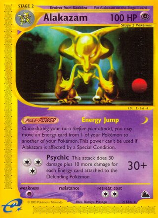 Alakazam 2/182 from Skyridge