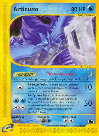 Articuno 4/182 from Skyridge