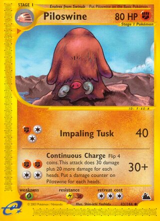 Piloswine 43/182 from Skyridge